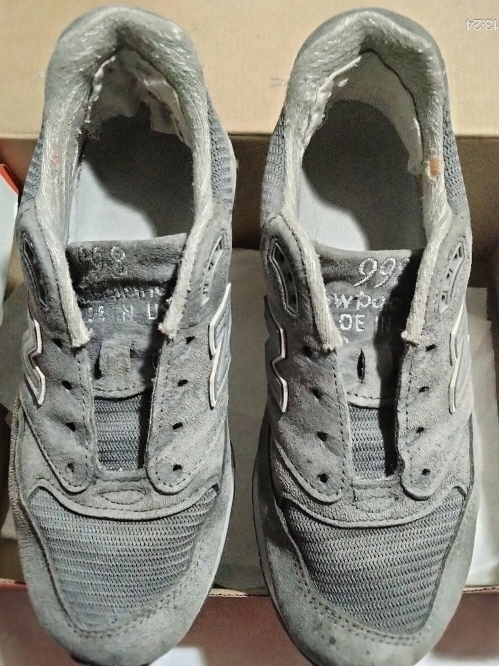 New Balance W998CH Made in USA Women’s 6.5 Grey Suede ABZORB - No Laces